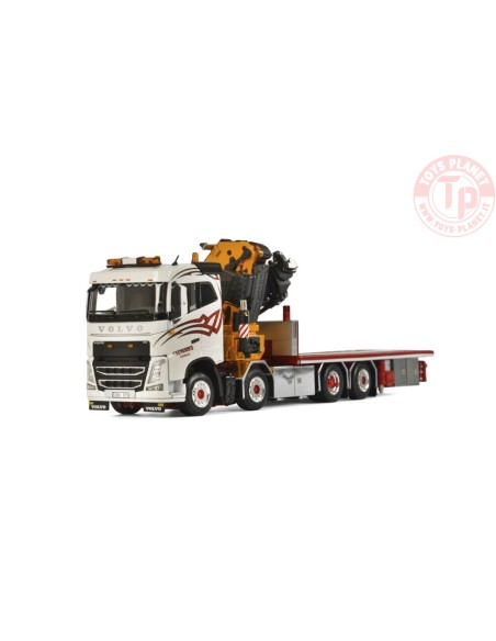 VOLVO FH4 SLEEPERCAB 8x2 RIGED TRUCK WITH FASSI 1100 Tommy's Kranbilar WSI 01-1912 WSI MODELS