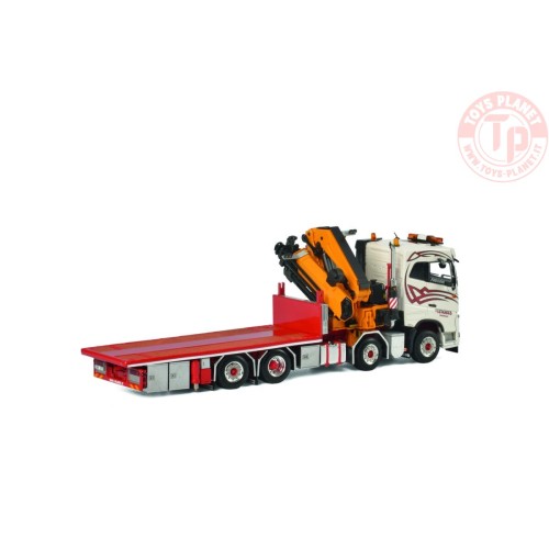 VOLVO FH4 SLEEPERCAB 8x2 RIGED TRUCK WITH FASSI 1100 Tommy's Kranbilar WSI 01-1912 WSI MODELS