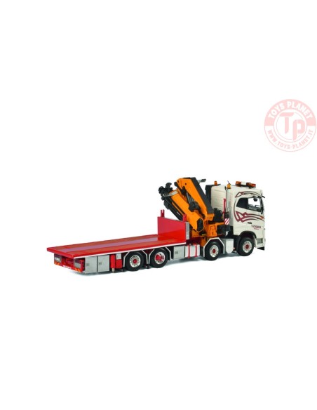 VOLVO FH4 SLEEPERCAB 8x2 RIGED TRUCK WITH FASSI 1100 Tommy's Kranbilar WSI 01-1912 WSI MODELS