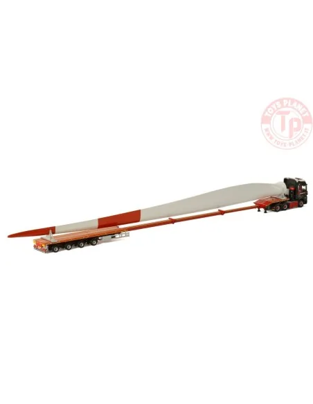 MERCEDES-BENZ ACTROS MP4 BIG SPACE 6X4 FLAT BED TRAILER | TELESTEP - 4 AXLE + WINDMILL WING - Mammoet WSI MODELS 410268 WSI M... MERCEDES-BENZ ACTROS MP4 BIG SPACE 6X4 FLAT BED TRAILER | TELESTEP - 4 AXLE + WINDMILL WING - Mammoet WSI MODELS 410268 WSI M...