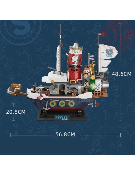 POPEYE ADVENTURE SHIP PAN86402 PANTASY