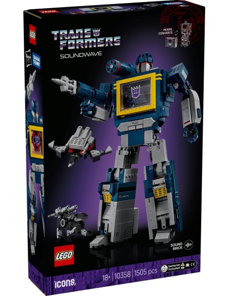 Transformers: Soundwave LEGO ADULTS 10358 LEGO
