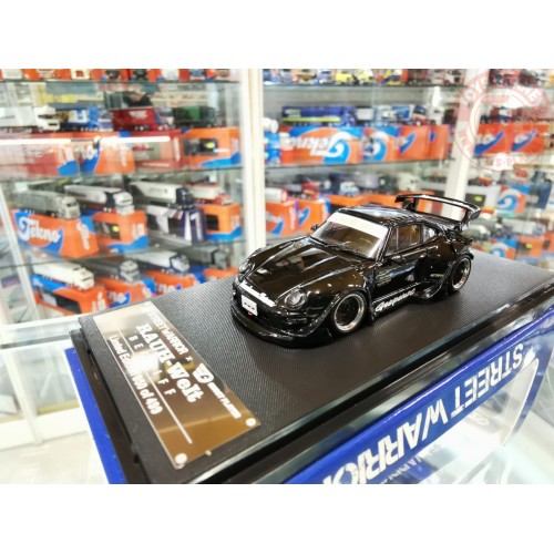 1/64 Porsche rwb 993 Black STW153 STREET WARRIOR