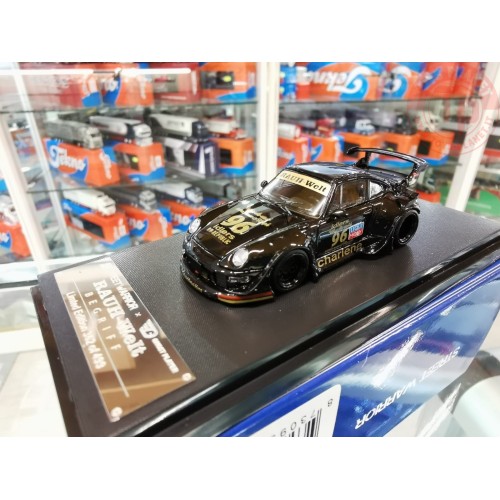 1/64 Porsche rwb 993 low tail Black STW026 STREET WARRIOR