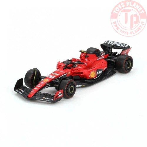 1:64 Ferrari SF23 N55 C. Sainz 2023 Bahrain GP F1 BBRFER64015 BBR MODELS 1:64
