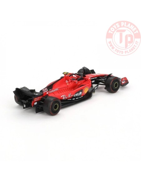 1:64 Ferrari SF23 N55 C. Sainz 2023 Bahrain GP F1 BBRFER64015 BBR MODELS 1:64