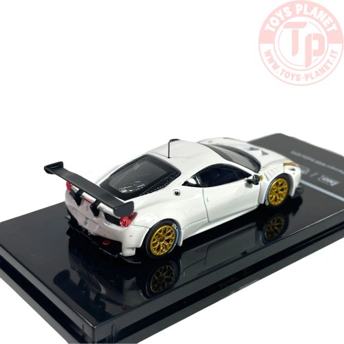 1/64 Ferrari 458 Italia GT3 White T64R-074-WH TARMAC WORKS