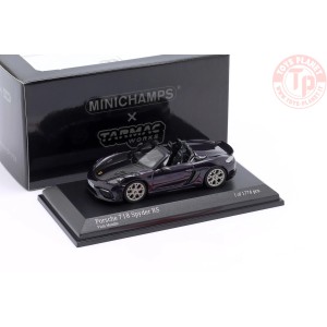 1/64 Porsche 718 (982) Spyder RS 2023 viola metallizzata MINICHAMPS 643064008 TARMAC WORKS