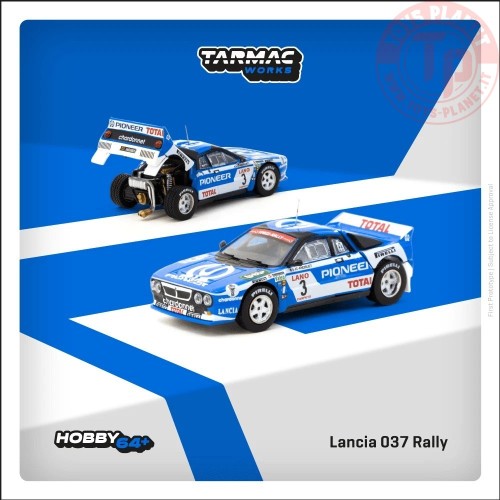 1/64 Lancia 037 Rally Ypres 24 Ore Rally 1983 T64P-TL002-83YR03 TARMAC WORKS