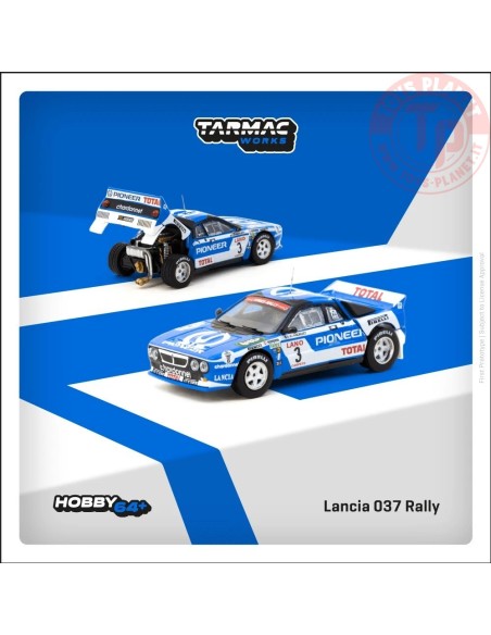 1/64 Lancia 037 Rally Ypres 24 Ore Rally 1983 T64P-TL002-83YR03 TARMAC WORKS