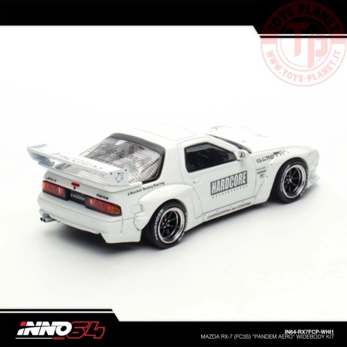 1/64 "PANDEM AERO" MAZDA RX7 (FC3S) Kit Widebody IN64-RX7FCP-WHI1 INNO MODELS
