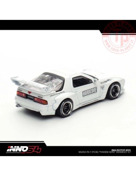 1/64 "PANDEM AERO" MAZDA RX7 (FC3S) Kit Widebody IN64-RX7FCP-WHI1 INNO MODELS 1/64 "PANDEM AERO" MAZDA RX7 (FC3S) Kit Widebody IN64-RX7FCP-WHI1 INNO MODELS