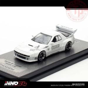1/64 "PANDEM AERO" MAZDA RX7 (FC3S) Kit Widebody IN64-RX7FCP-WHI1 INNO MODELS