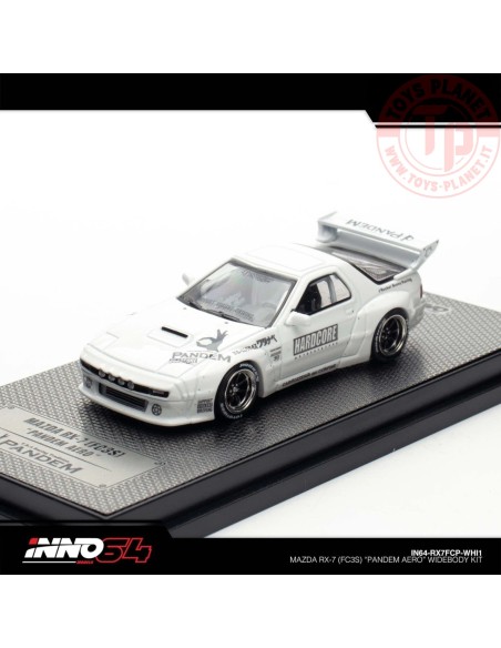 1/64 "PANDEM AERO" MAZDA RX7 (FC3S) Kit Widebody IN64-RX7FCP-WHI1 INNO MODELS