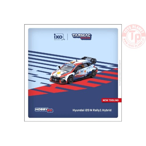 1/64 Hyundai i20 N Rally1 Hybrid Vincitore Rally '24 Monte-Carlo Neuville/Wydaeghe T64-089-24MCR11 TARMAC WORKS