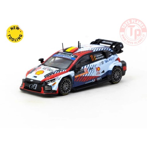 1/64 Hyundai i20 N Rally1 Hybrid Vincitore Rally '24 Monte-Carlo Neuville/Wydaeghe T64-089-24MCR11 TARMAC WORKS