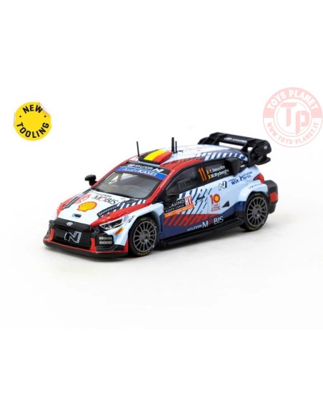 1/64 Hyundai i20 N Rally1 Hybrid Vincitore Rally '24 Monte-Carlo Neuville/Wydaeghe T64-089-24MCR11 TARMAC WORKS