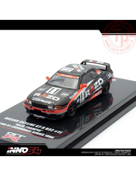1/64 NISSAN SKYLINE GT-R R33 N11 "RAZO TRAMPIO" IN64-R33R-RAZO INNO MODELS