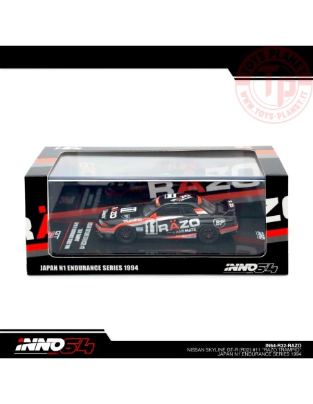1/64 NISSAN SKYLINE GT-R R33 N11 "RAZO TRAMPIO" IN64-R33R-RAZO INNO MODELS 1/64 NISSAN SKYLINE GT-R R33 N11 "RAZO TRAMPIO" IN64-R33R-RAZO INNO MODELS