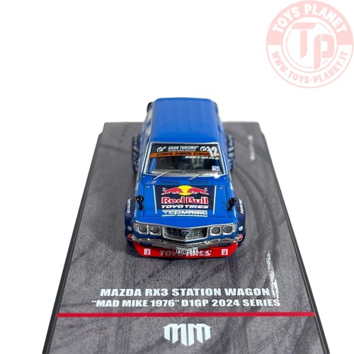 1/64 1976 MAZDA RX3 WAGON RHD N11 MAD MIKE "D1GP" IN64-RX3P-D1GP24 INNO MODELS