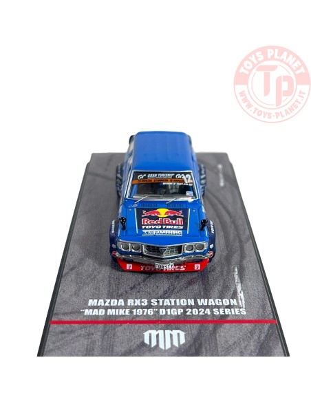 1/64 1976 MAZDA RX3 WAGON RHD N11 MAD MIKE "D1GP" IN64-RX3P-D1GP24 INNO MODELS