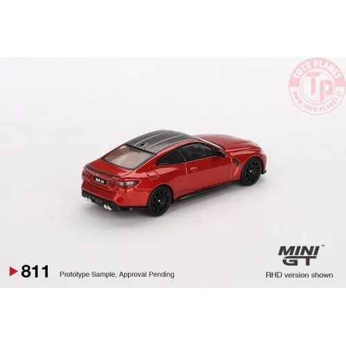 BMW M4 G82 COMPETITION SAKHIR ORANGE 2024 1:64 MGT00811-L MINI GT