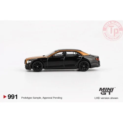 BENTLEY FLYING SPUR ORANGE FLAME - ONYX 2024 1:64 MGT00991-L Mini Gt