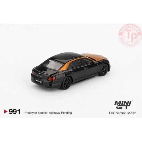 BENTLEY FLYING SPUR ORANGE FLAME - ONYX 2024 1:64 MGT00991-L Mini Gt