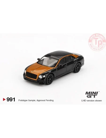 BENTLEY FLYING SPUR ORANGE FLAME - ONYX 2024 1:64 MGT00991-L Mini Gt