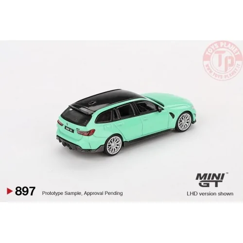 BMW M3 TOURING (G81) M PERFORMANCE MINT GREEN 2022 1:64 MGT00897-L MINI GT