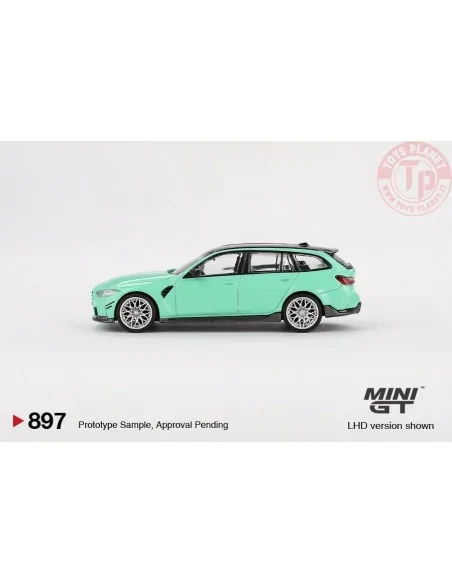 BMW M3 TOURING (G81) M PERFORMANCE MINT GREEN 2022 1:64 MGT00897-L MINI GT