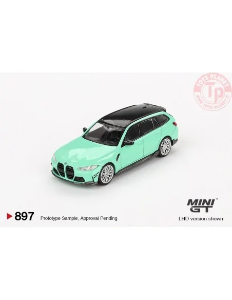 BMW M3 TOURING (G81) M PERFORMANCE MINT GREEN 2022 1:64 MGT00897-L MINI GT