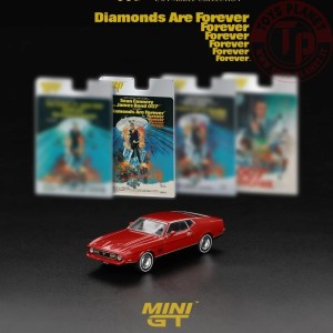 1/64 Ford Mustang Mach 1 007 Series Diamonds Are Forever 1971 English Blister MGT00905-007E MINI GT