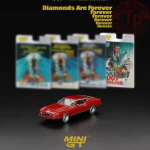 1/64 Ford Mustang Mach 1 007 Series Diamonds Are Forever Japanese Blister MGT00905-007J Mini Gt