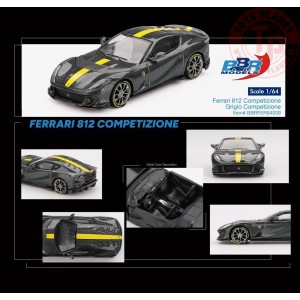 1/64 FERRARI 812 COMPETITIZONE GRIGIO COMPETIZIONE 2024 BBRFER64009 BBR MODELS 1:64