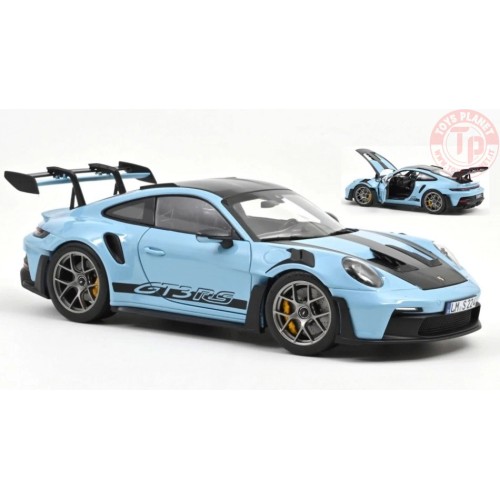 1/18 PORSCHE 911 GT3 RS W/WEISSACH PACK 2022 LIGHT BLUE NV187367 NOREV