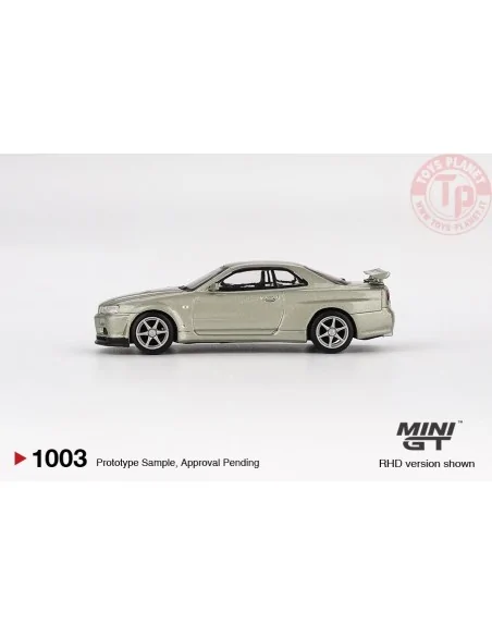 NISSAN SKYLINE GT-R (R34) V SPEC II NÜR MILLENIUM JADE 2002 1:64 MGT01003-R MINI GT