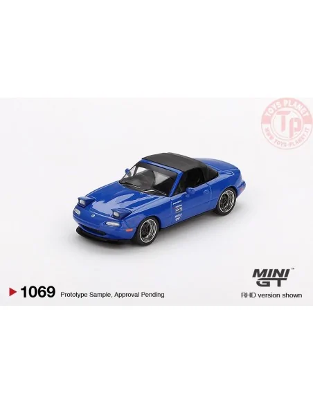 1:64 MAZDA MX-5 MIATA TUNED VERSION DARK BLUE 1990 MGT01069-L MINI GT