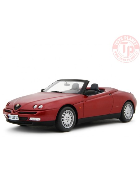 1/18 Alfa Romeo Spider 2.0 T.Spark 16V 1995 - Rosso Met LM193D LAUDORACING