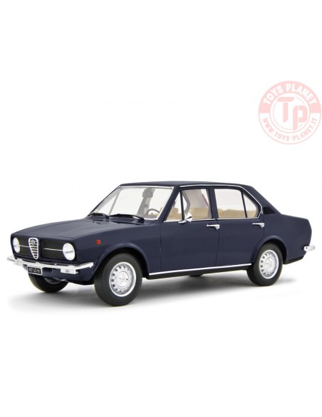 1/18 Alfa Romeo Alfetta 1.6 - 1975 - Blu Scuro LM178P LAUDORACING