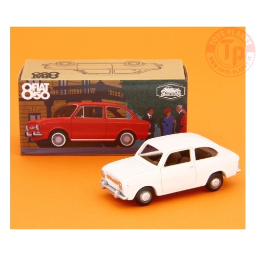1/64 Fiat 850 Berlina 1968 Bianco LMN1F LAUDORACING