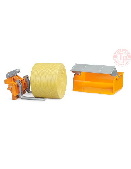 Cassone di carico del trattore e forche BRUDER 02353 BRUDER