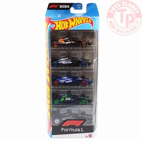 1/64 Set 5 Formula 1 McLaren BWT Alpine Visa RB Kick Sauber Haas 2024 HOT WHEELS JGF58 HOT WHEELS