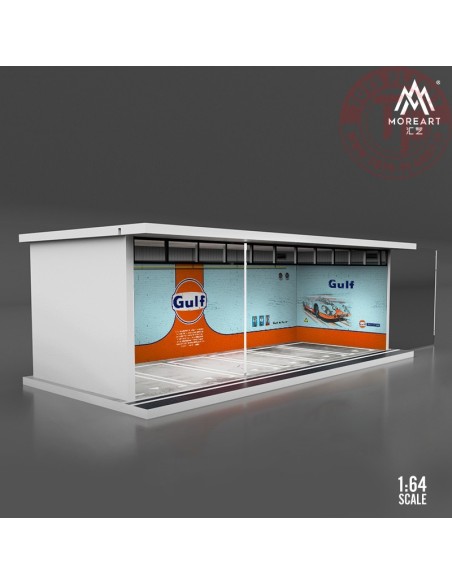 1/64 parking garage gulf with light MO914001 MOREART DIORAMI