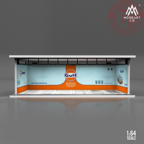 1/64 parking garage gulf with light MO914001 MOREART DIORAMI
