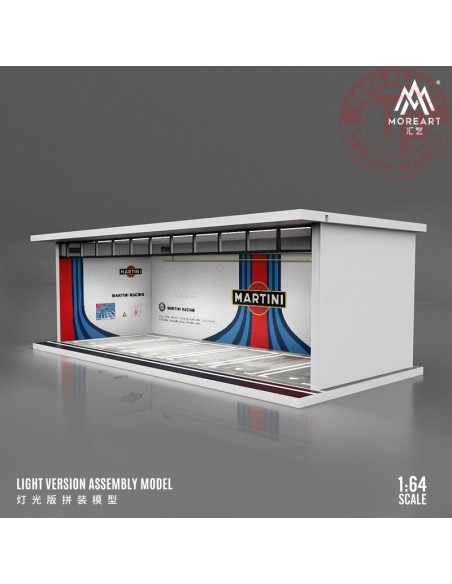 1/64 parking garage martini with light MO914013 MOREART DIORAMI