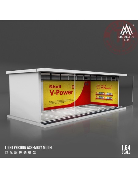 1/64 parking garage shell with light MO914014 MOREART DIORAMI