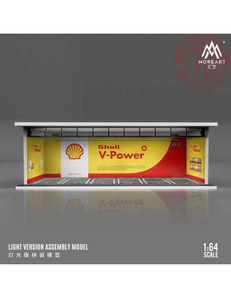 1/64 parking garage shell with light MO914014 MOREART DIORAMI