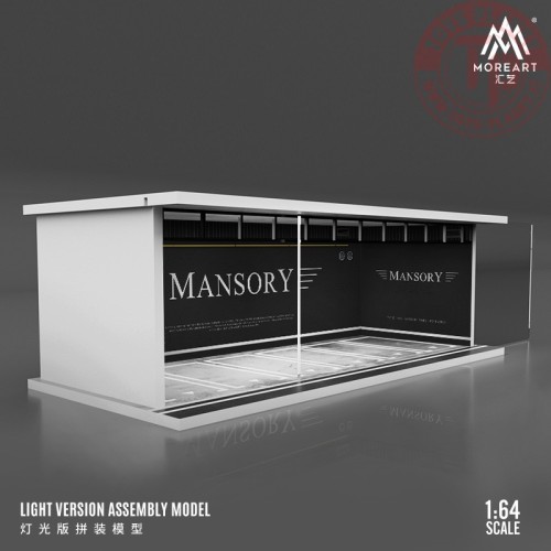 1/64 parking garage mansory with light MO914026 MOREART DIORAMI