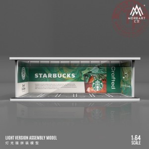 1/64 parking garage starbucks with light MO914044 MOREART DIORAMI